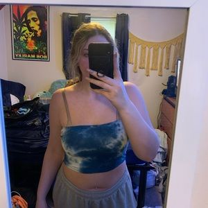 Tie dye tube top